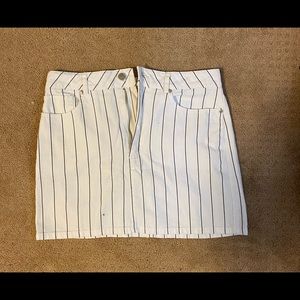 Forever 21 Striped Mini Skirt
